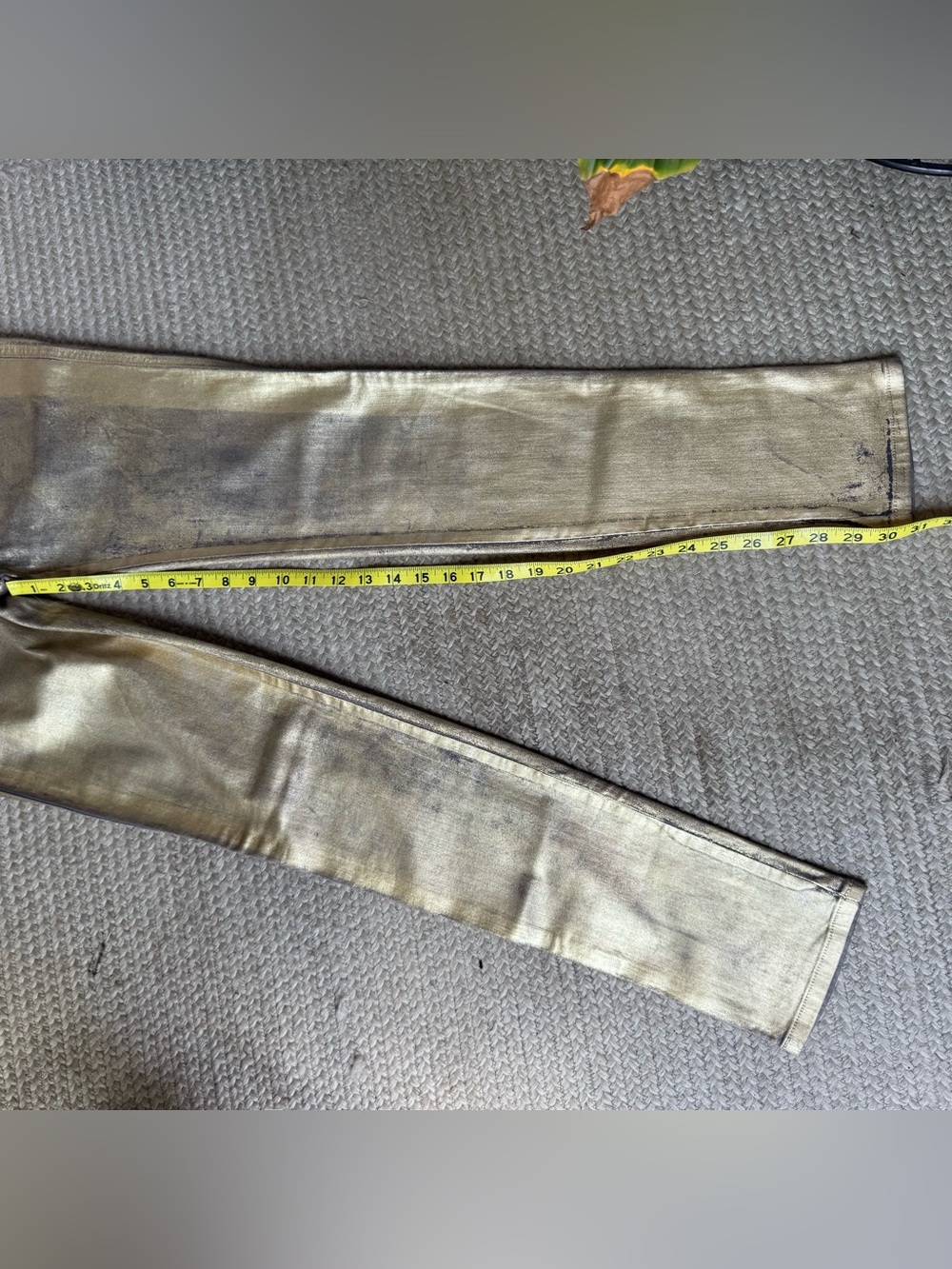 Frankie B Gold Wax Skinny Jeans - Picture 14 of 16